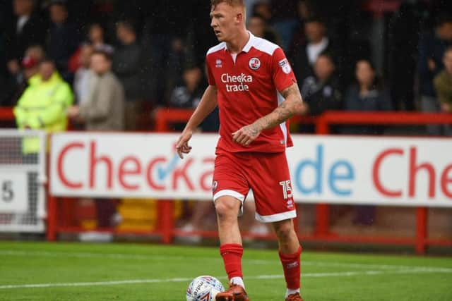 Josh Yowerth in his Crawley Town days