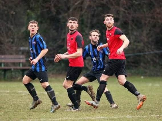 Angmering Seniors exited the League Cup on Tuesday. Picture: Derek Martin