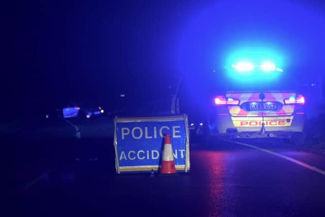 The scene of the road closure on the A259. Picture: Dan Jessup