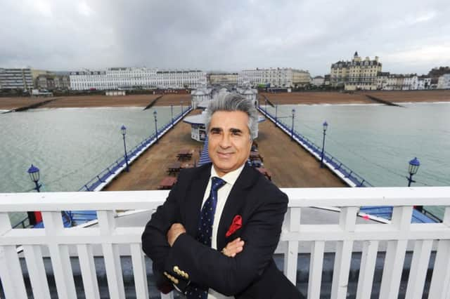 Abid Gulzar the owner of Eastbourne Pier (Pic by Jon Rigby)