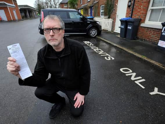 David Rogers outside his home in Hassocks. Photo by Steve Robards