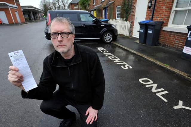 David Rogers outside his home in Hassocks. Photo by Steve Robards