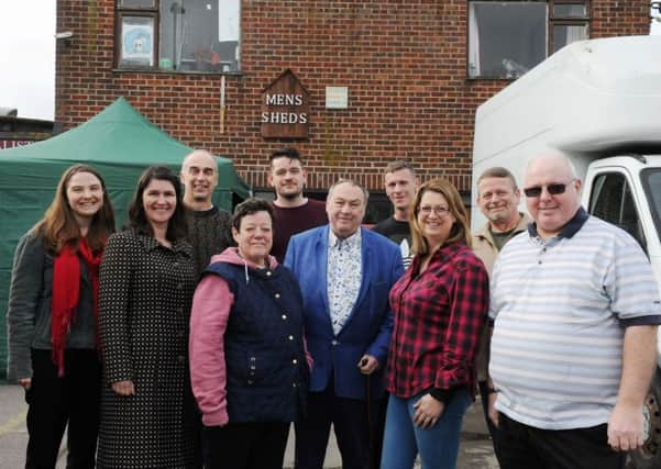 The team launching the new Bognor Mens Sheds. ks180115-1