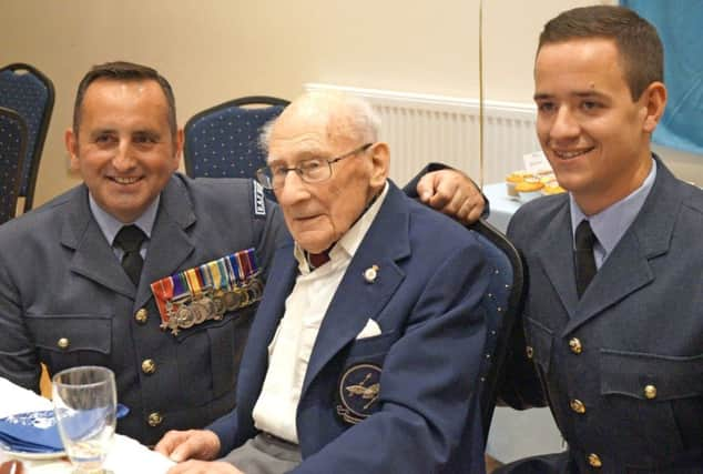 Jack Lyon, last survivor of the 'Great Escape'. Photo by Derek Canty SUS-170309-115624001