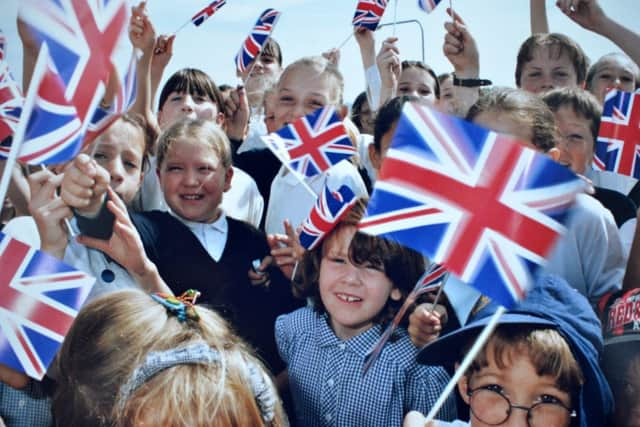 The Queen visits Hastings in June 1997. Photos by Justin Lycett. Sharon Dortenzio took the Priory Meadow shopping centre photos.