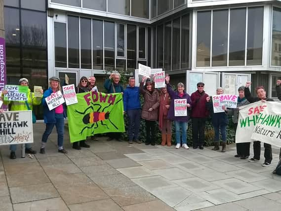 Campaigners outside Hove Town Hall