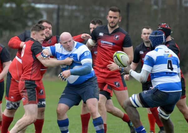 Action from Hastings & Bexhill's narrow victory over Park House at Ark William Parker Academy on Saturday