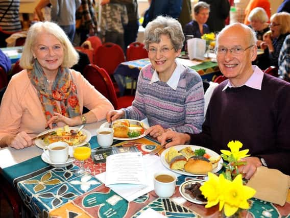 More than 100 people attended the brunch. Photo by Steve Robards