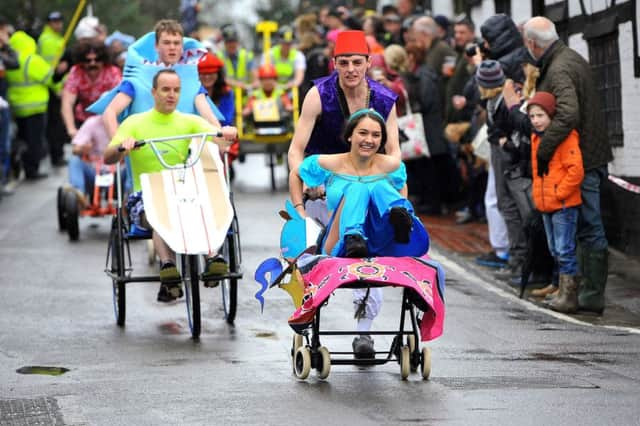 Bolney Pram Race. Pic Steve Robards