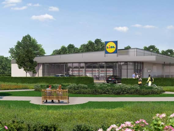 An artist's impression of the new Lidl