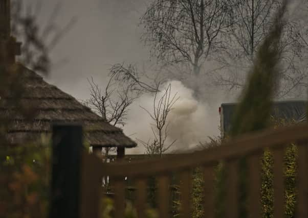 The scene at the fire in Lindfield. Photo: Eddie Howland