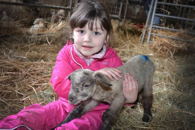 Four-year-old Mia at the nursery