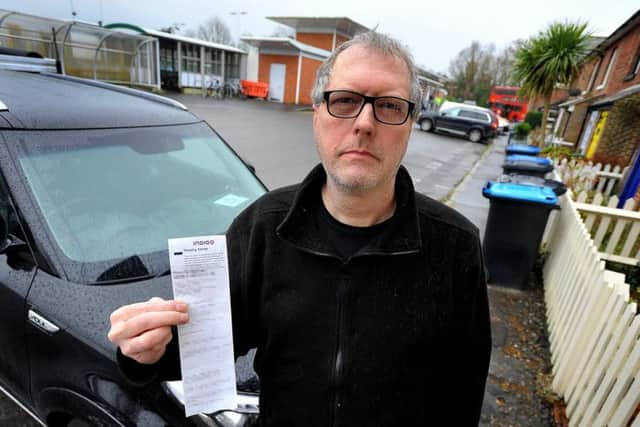 David Rogers outside his home in Hassocks. Photo by Steve Robards