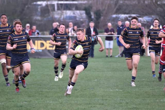 Jack Forrest. Tonbridge Juddians v Worthing Raiders. Picture by Colin Coulson