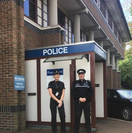 Chief Inspector Rosie Ross and Inspector Pete Dommett