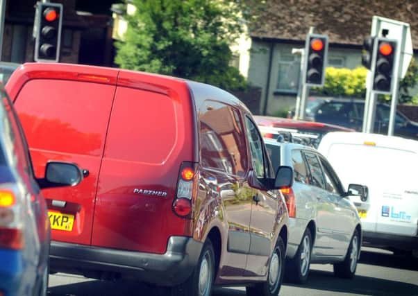 The Wick roundabout is partially blocked due to an accident