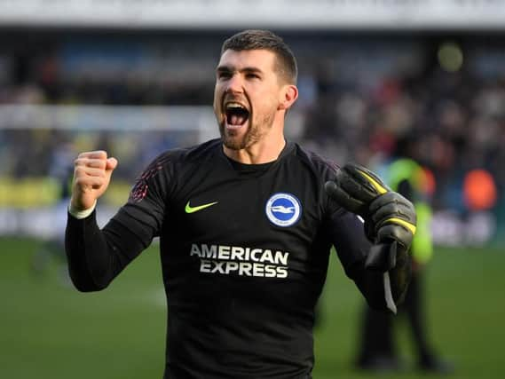 Brighton & Hove Albion goalkeeper Mathew Ryan. Picture courtesy of Getty Images.