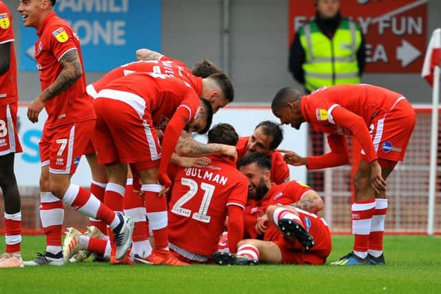 Crawley Town FC v Forest Green. Pic Steve Robards SR1909386 SUS-190604-154238001