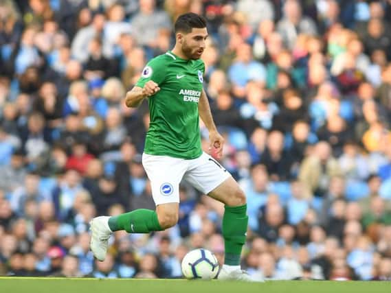 Brighton & Hove Albion's Iranian winger Alireza Jahanbakhsh. Picture by PW Sporting Photography.