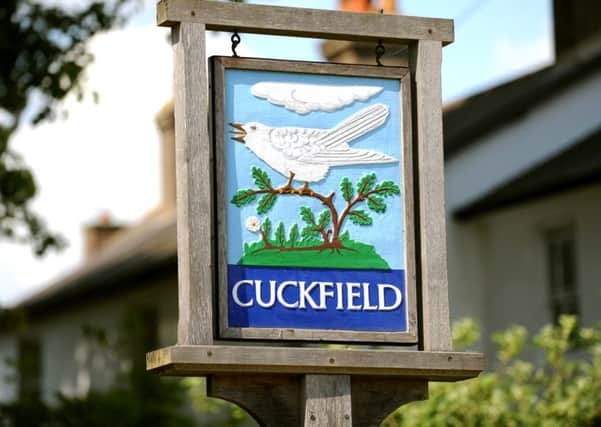 Cuckfield sign. Pic Steve Robards SUS-140728-171817001