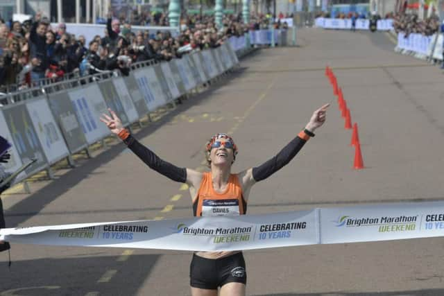 Helen Davies won the women's race for the third year running (Photograph: Jon Rigby)