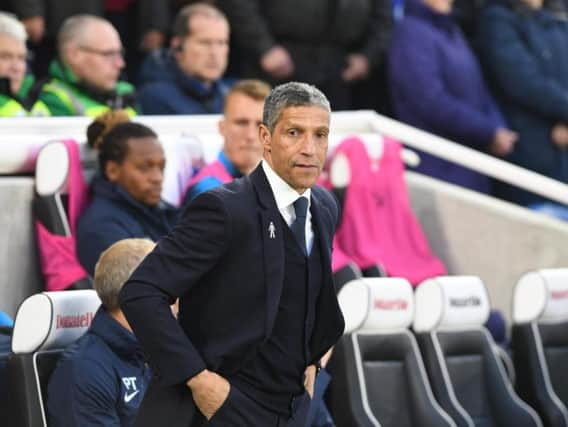 Brighton & Hove Albion boss Chris Hughton. Picture by PW Sporting Photography.