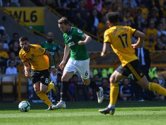 Dale Stephens in action at Wolves. Picture by PW Sporting Photography