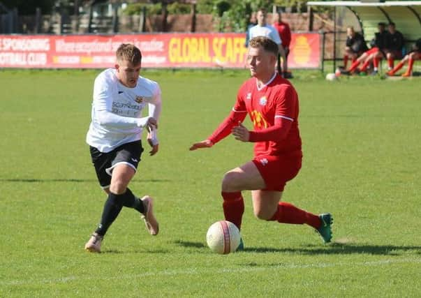 Eastbourne United action at Pagham