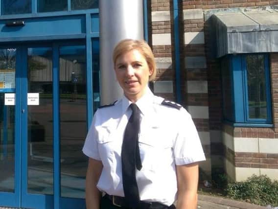 Chief Inspector Rosie Ross - district commander for Crawley and Mid Sussex - posted about the incident on Twitter