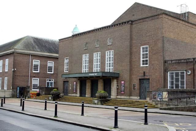 The count is taking place in the Assembly Hall in Worthing today (May 3). Photo by Derek Martin Photography