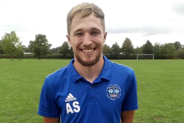 Arron Scrace scored for Sidley United