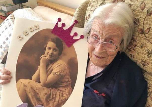 Mary Dench celebrated her 100th birthday at Rustington Hall on Saturday. Picture: Amy Holder