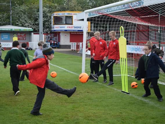 On Wednesday 8th May, the Foundation hosted a Premier League Primary Stars (PLPS) tournament on the Peoples Pension Stadium pitch.