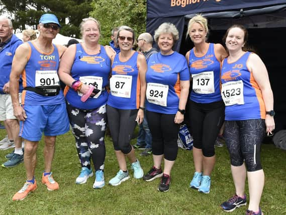 Just a handful of the 120 or so Tone Zone Runners who took part in the race / Picture by Liz Pearce