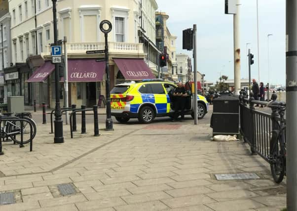 Police have closed off access to Robertson Street