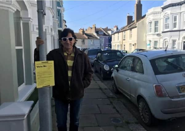 Michael Rock in Alpine Road, one of the streets where the scheme is proposed