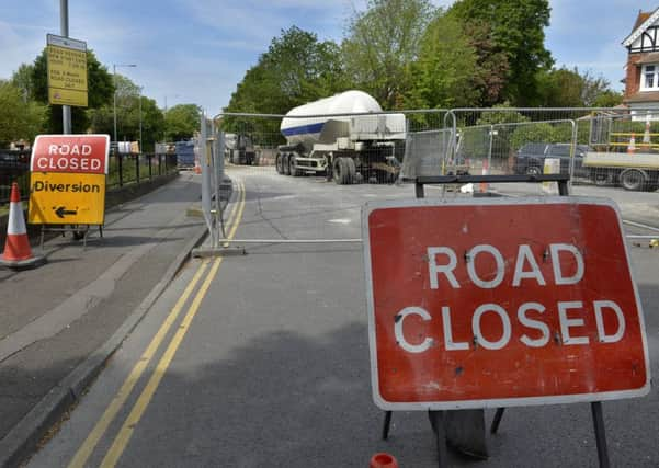 Roadworks in Upper Avenue, Eastbourne (Photo by Jon Rigby) SUS-190523-101350008