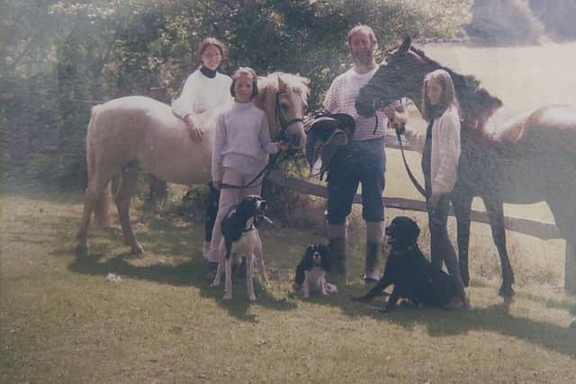 Ron Stevenson and family in 1994.