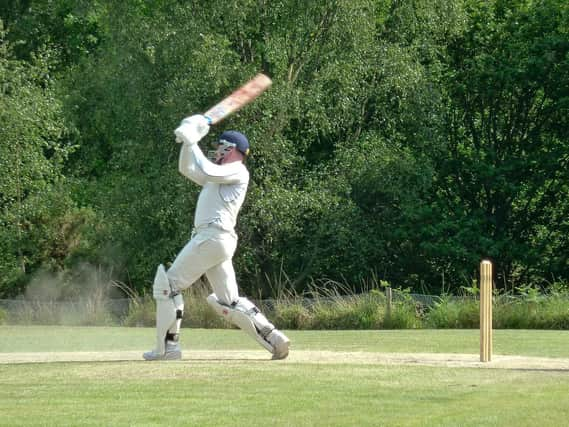 Tim Singer during his innings of 313