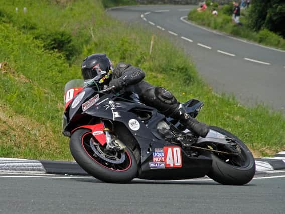 Mark Parrett at the TT