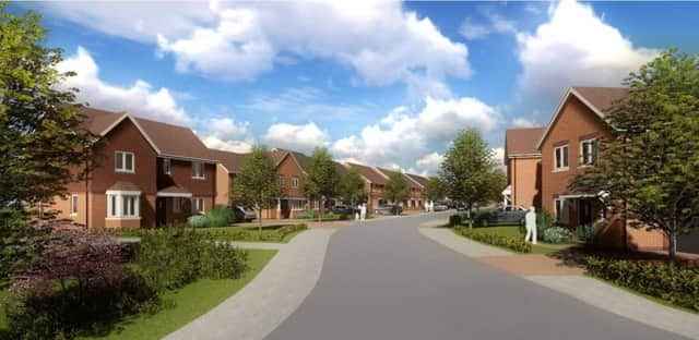 Crest Nicholson artist's impression of the development at Mile Oak