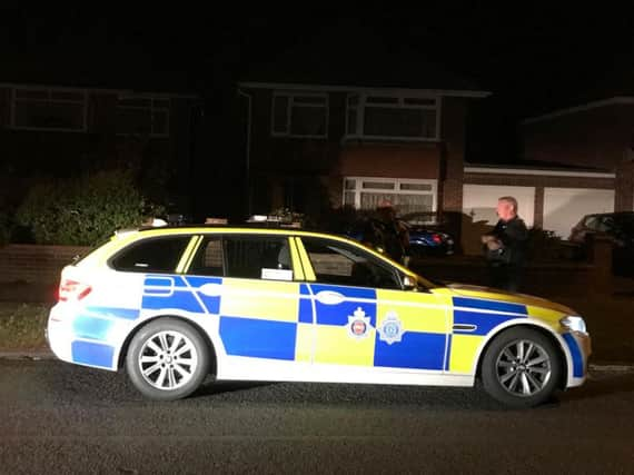 Sussex Police were out in force last night in relation to the incident