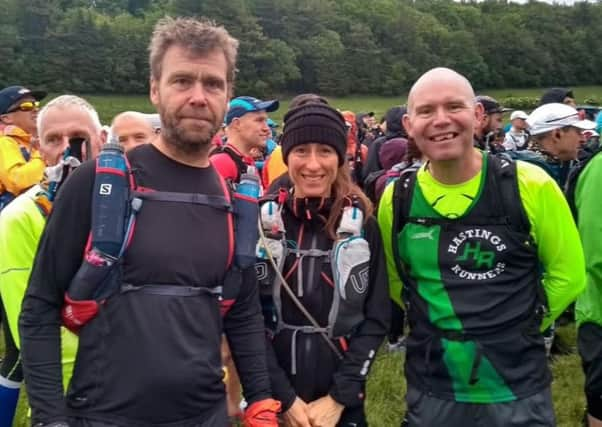 The Hastings Runners competitors in the South Downs Way 100