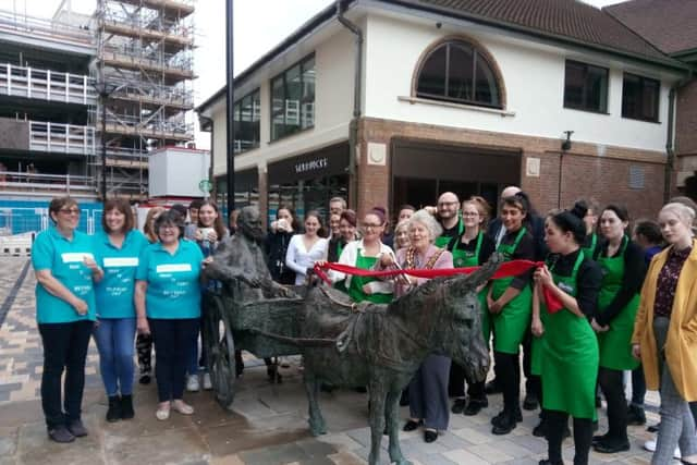 Starbucks has opened its new store in Piries Place