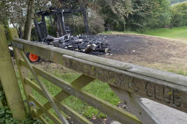 Jevington Cricket Clubhouse burnt to the ground (Photo by Jon Rigby) SUS-190620-081150008