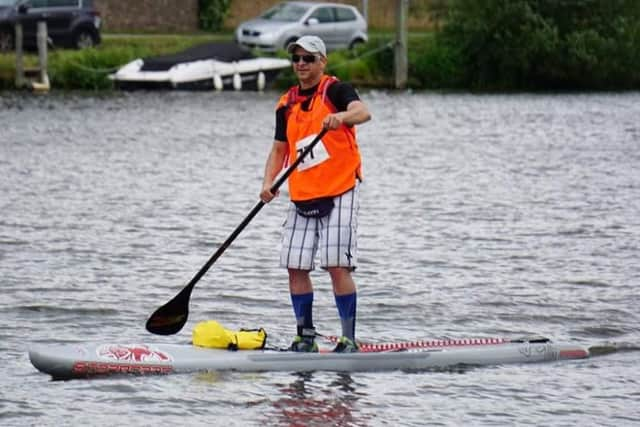 Steven Polinski on the water