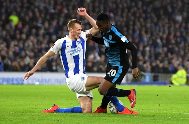 Dan Burn made three FA Cup appearances for Brighton last season (getty)