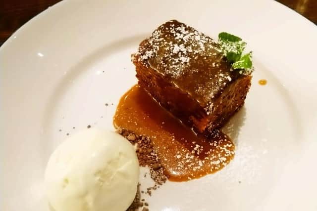 Sticky toffee pudding