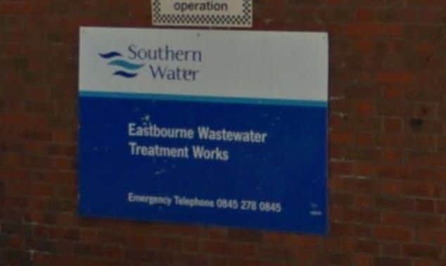 Southern Waters Eastbourne wastewater treatment works. Picture: Google SUS-190728-120656001