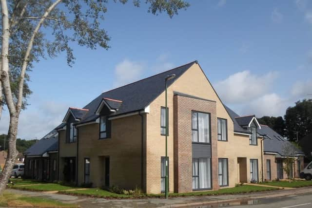 The new North Horsham development consists of three one-bedroom properties and five two-bedroom properties.